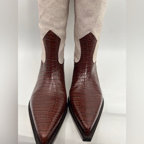 Paris Texas Rosario Boot in Cioccolato Brown Naturale 38 - Picture 9 of 11